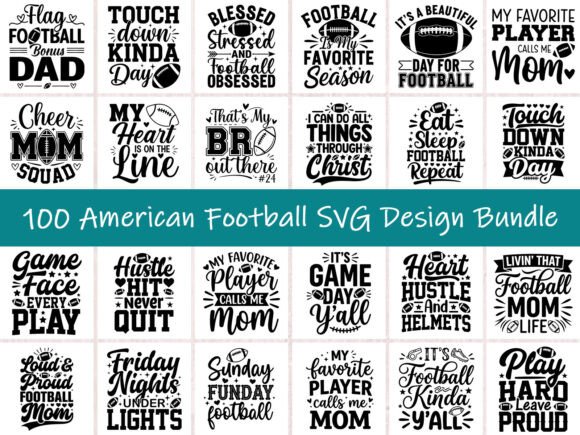 American Football SVG Design Bundle