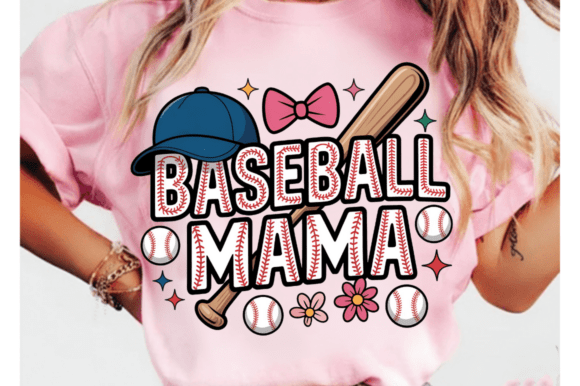 Baseball Mama PNG, Sports Mom PNG Design