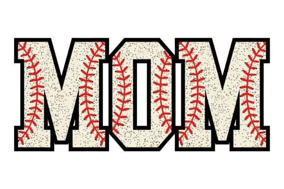 Baseball Mom Stitch SVG Design