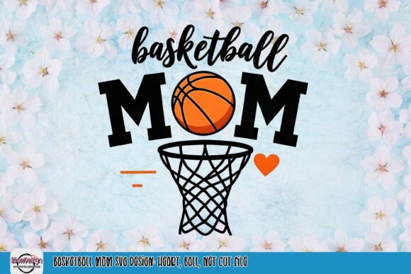 Basketball Mom PNG Design