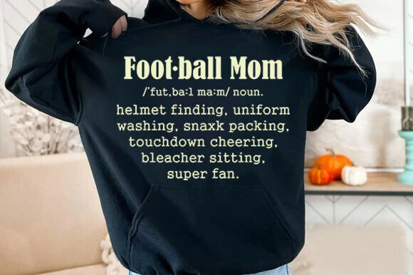 Football Mom Definition SVG