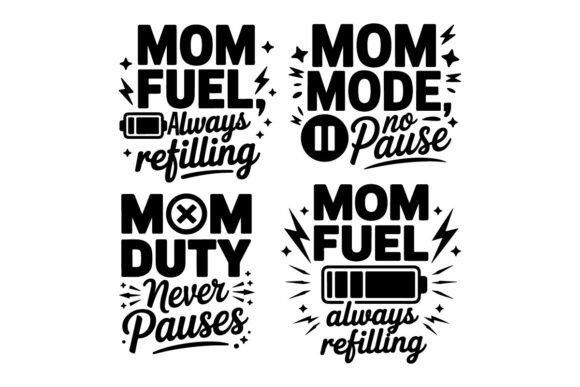 Funny Mom Quotes SVG Bundle – Mom Life T