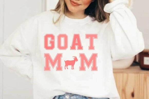 Goat Mom SVG PNG T-shirt Design Vector