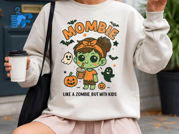Halloween Mom Zombie SVG Design