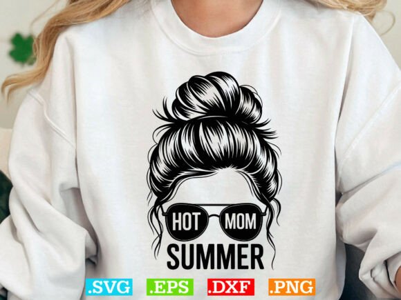 Hot Mom Summer SVG PNG, Vacay Vibes Svg