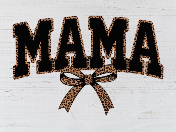 Leopard Mama SVG: Mom Life, Real Embroidery