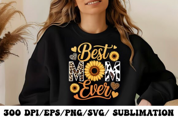 Leopard Print Mom T-Shirt Design