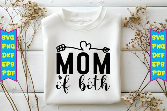 Mom of Both SVG Design