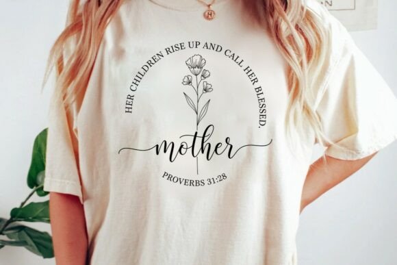 Mothers Day SVG Bible Verse SVG Mom