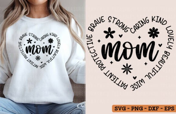 Mother’s Day SVG PNG Mom Heart