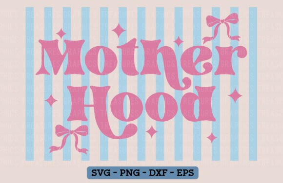 Retro Motherhood SVG PNG Mother’s Day