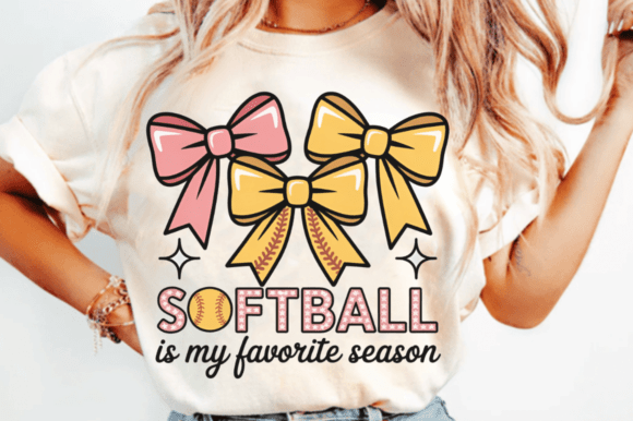 Sports Mom Game Day Softball Bow PNG: A Designer’s Take