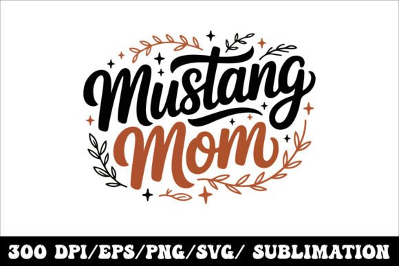 Stylish Script Car Mom Design with Flora