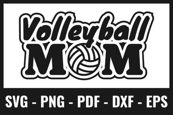 Volleyball Mom Clipart
