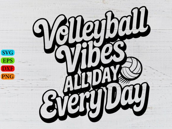 Volleyball Vibes SVG: Game Day Ready